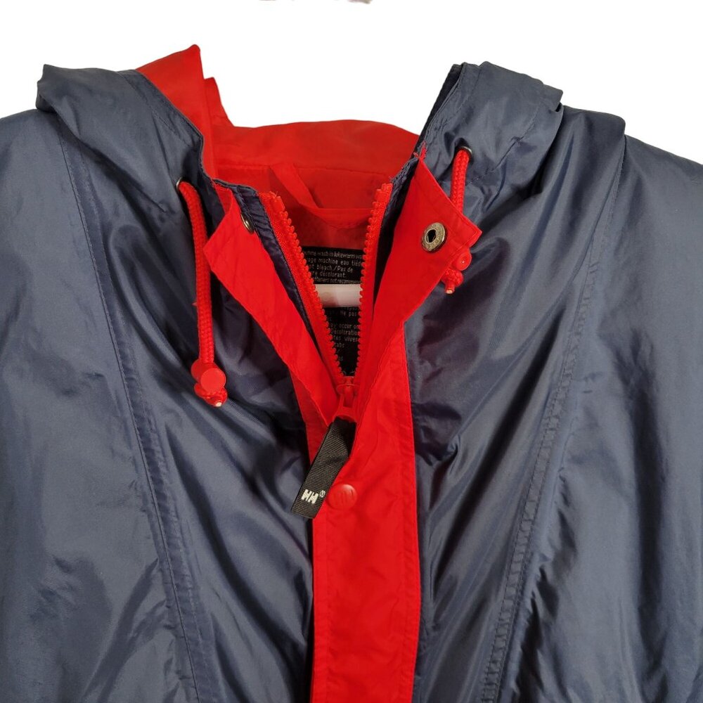 Helly Hansen Mens Size M Windbreaker Waterproof Packable Jacket Hooded Vented - Picture 5 of 11